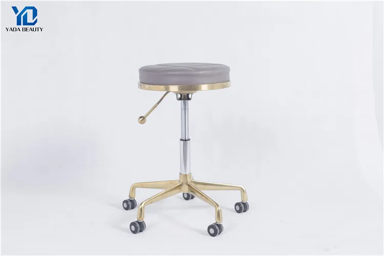 Comfortable new design Gold Beauty Salon Master Stool vintage barber chair