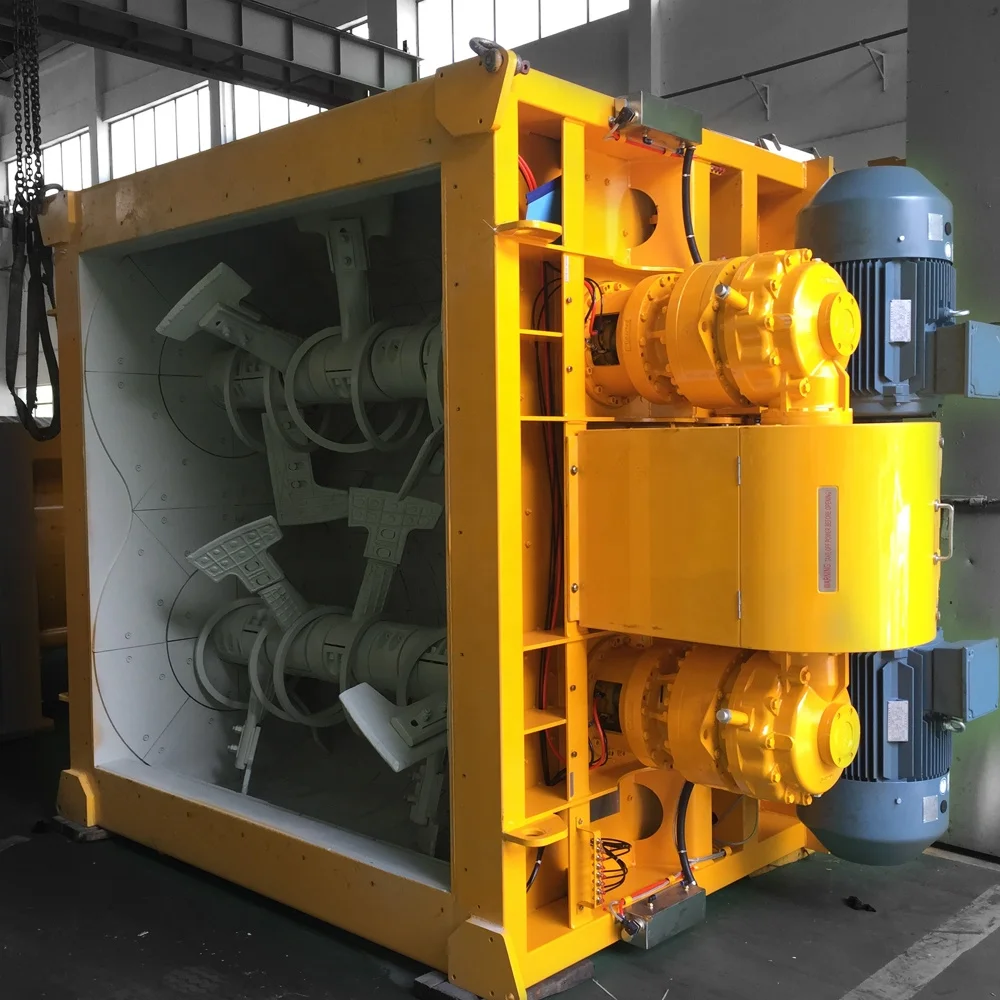 Sicoma Mao1500/1000 Twin Shaft Concrete Mixer for Batching Plant