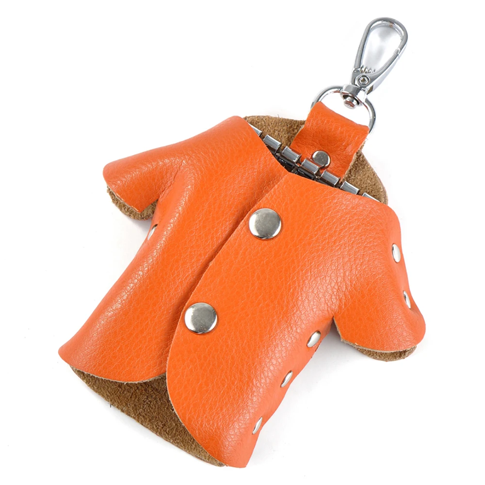 Best gift female genuine leather key bag clothing key holder waist hanging key bag