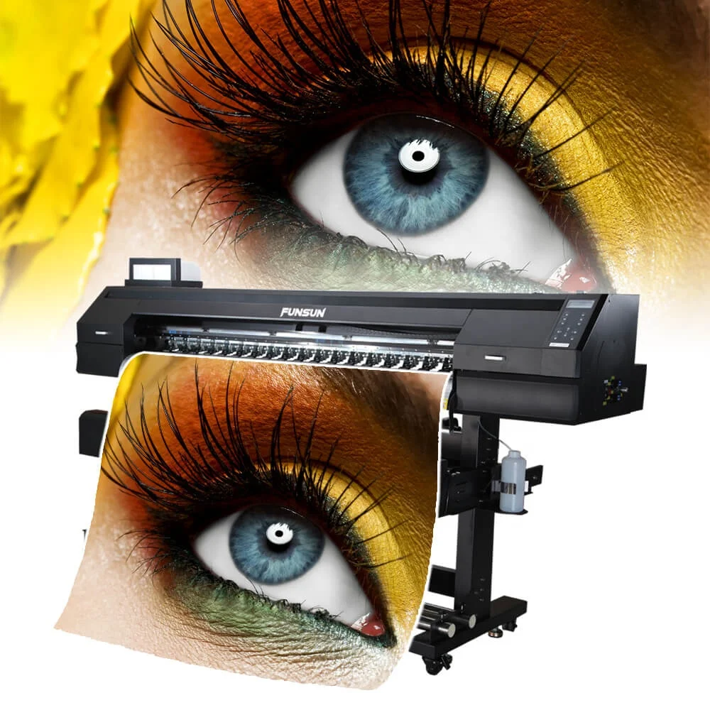 FUNSUN 1800B 1.8m Inkjet Large Format Fast speed advertising billboard Flex printing machine