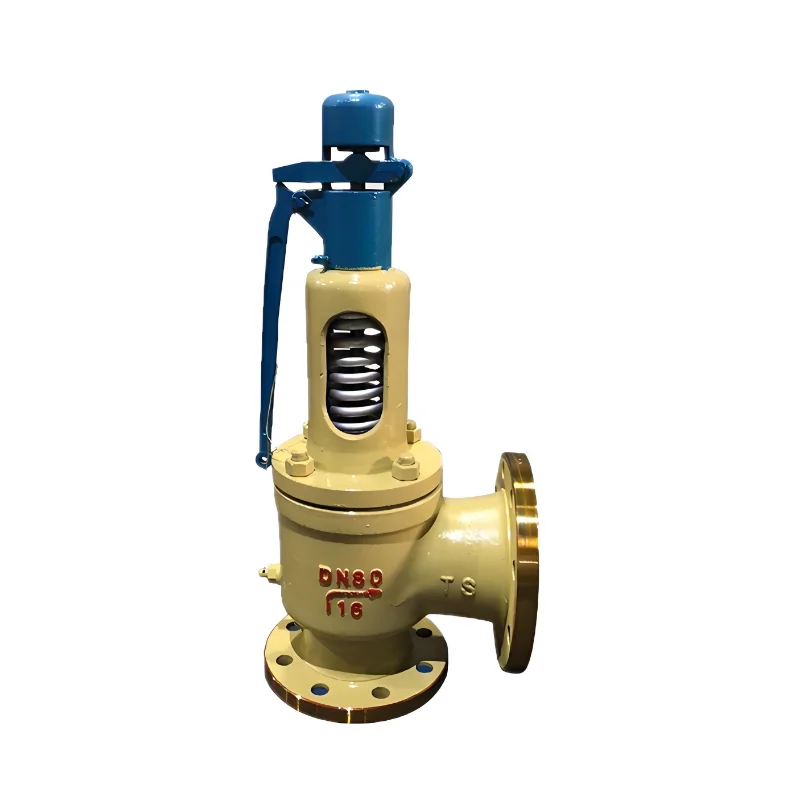 CE ISO ANSI Wcb CF8 CF8m Cast Steel high pressure PN16 DN80 DN100 Stainless Steel Spring loaded fully open flange Safety Valve