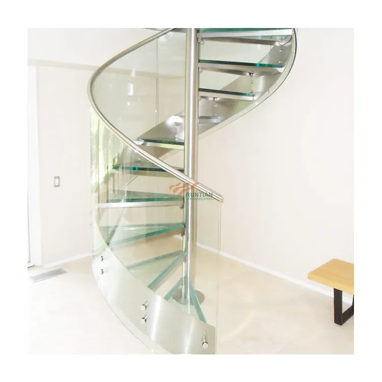 Canadian standard villa aluminium spiral staircase outdoor carbon cast steel