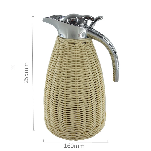 High Quality Customized Metal Cover Kettle Standard Glass Inner Vacuum Pot Stainless Steel Long Heat Preservation Thermos