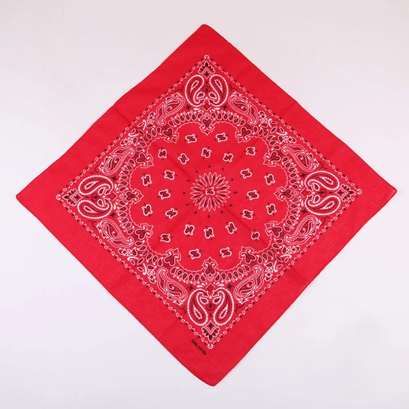 Alibaba com woge factory 55*55cm elgent muffler headwrap neckheadband ladies men plain solid square headscarf cotton bandana