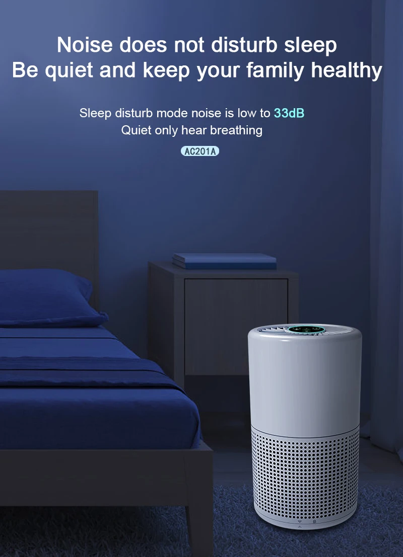 Kooling brand Sleek new finishes  improve Indoor Air Quality home use air purifier