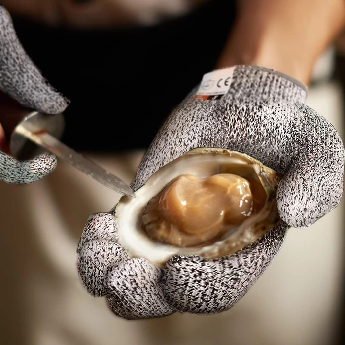 Food Grade Kitchen Knife Blade Proof Level 5 Anti cut Cooking Gloves Safety Protection Fish Handling Cut Resistant Gloves