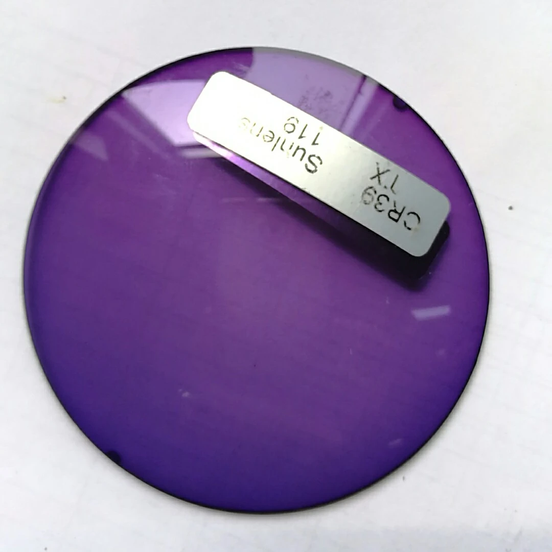 Universe Optical High Quality CR39 Color Tinted lens Anti Blue Cut Optical Lenses