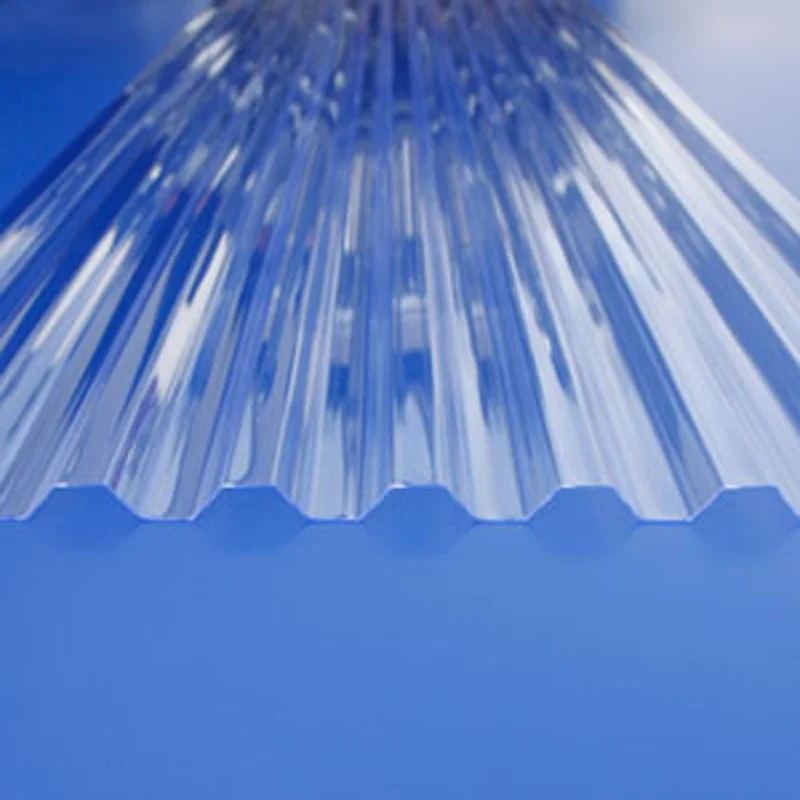 super march free shipping High Quality Clear Plastic Pc Sheet polycarbonate corrugated plastic roofing sheets