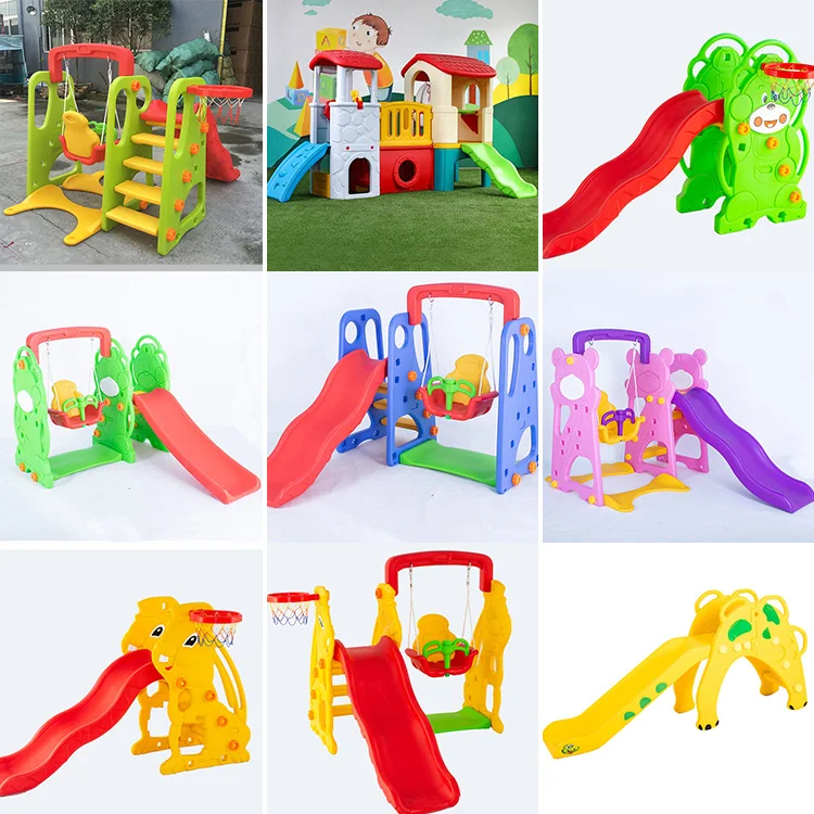Wholesale Multi-Function Children Slides Playground Plastic Indoor Playground Set Toddler Slide