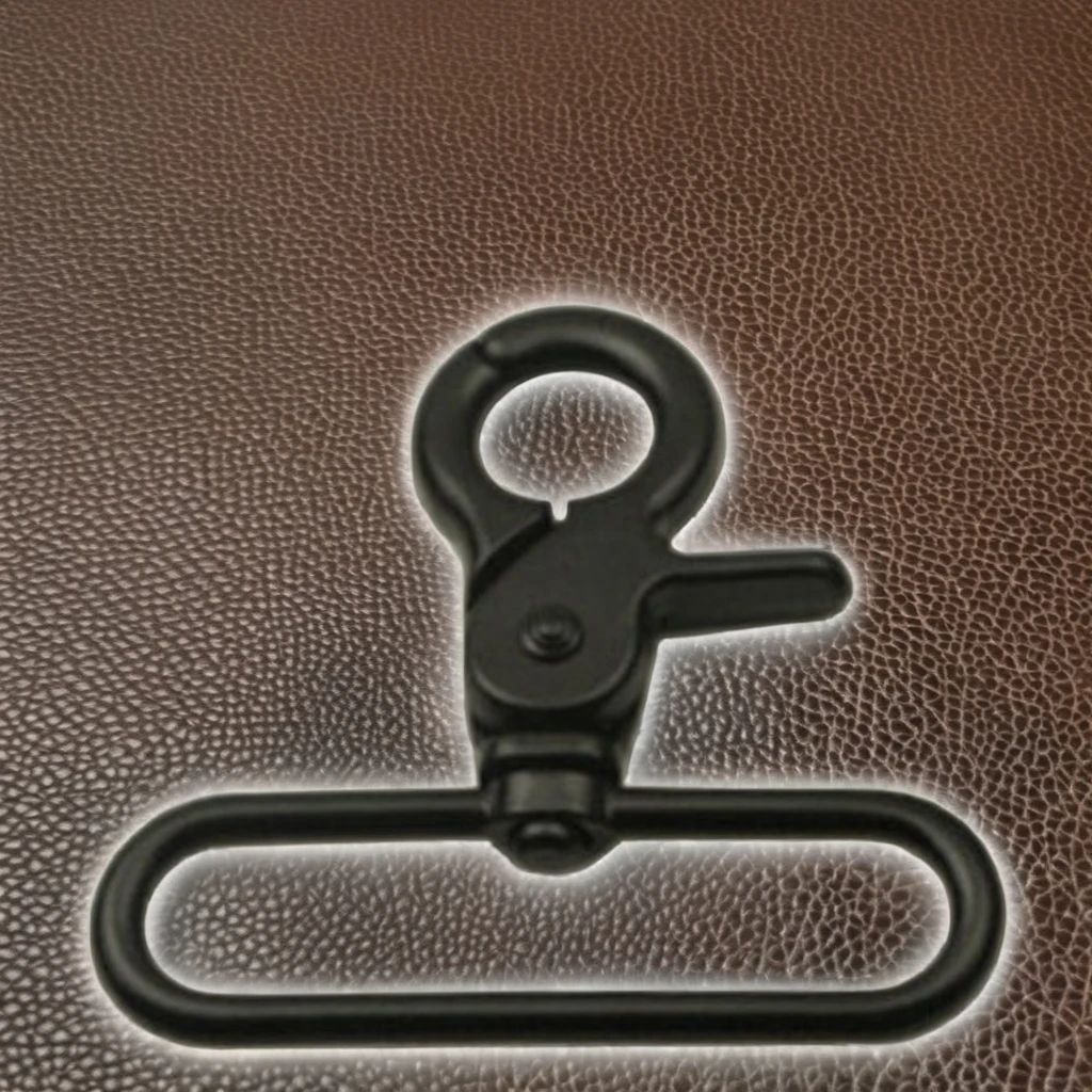 Great for Women 2-Inch Zinc Alloy Hardware Hook with 50mm Leather Bag Hanging Buckle Metal Clasp for Luggage Use