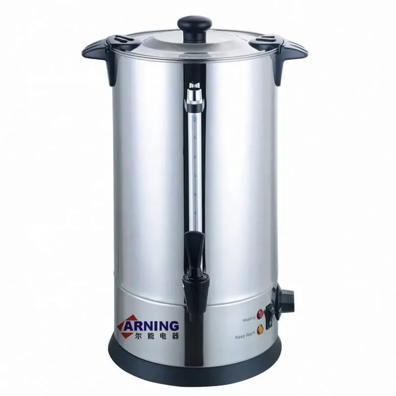 55 Cups Catering Equipment Double Walled Stainless Steel Hot Electric Coffee Urn with CE CB certification