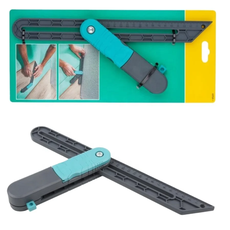  Angle Measurement Tool for Woodworking Ruler with Lock Protractor Guide