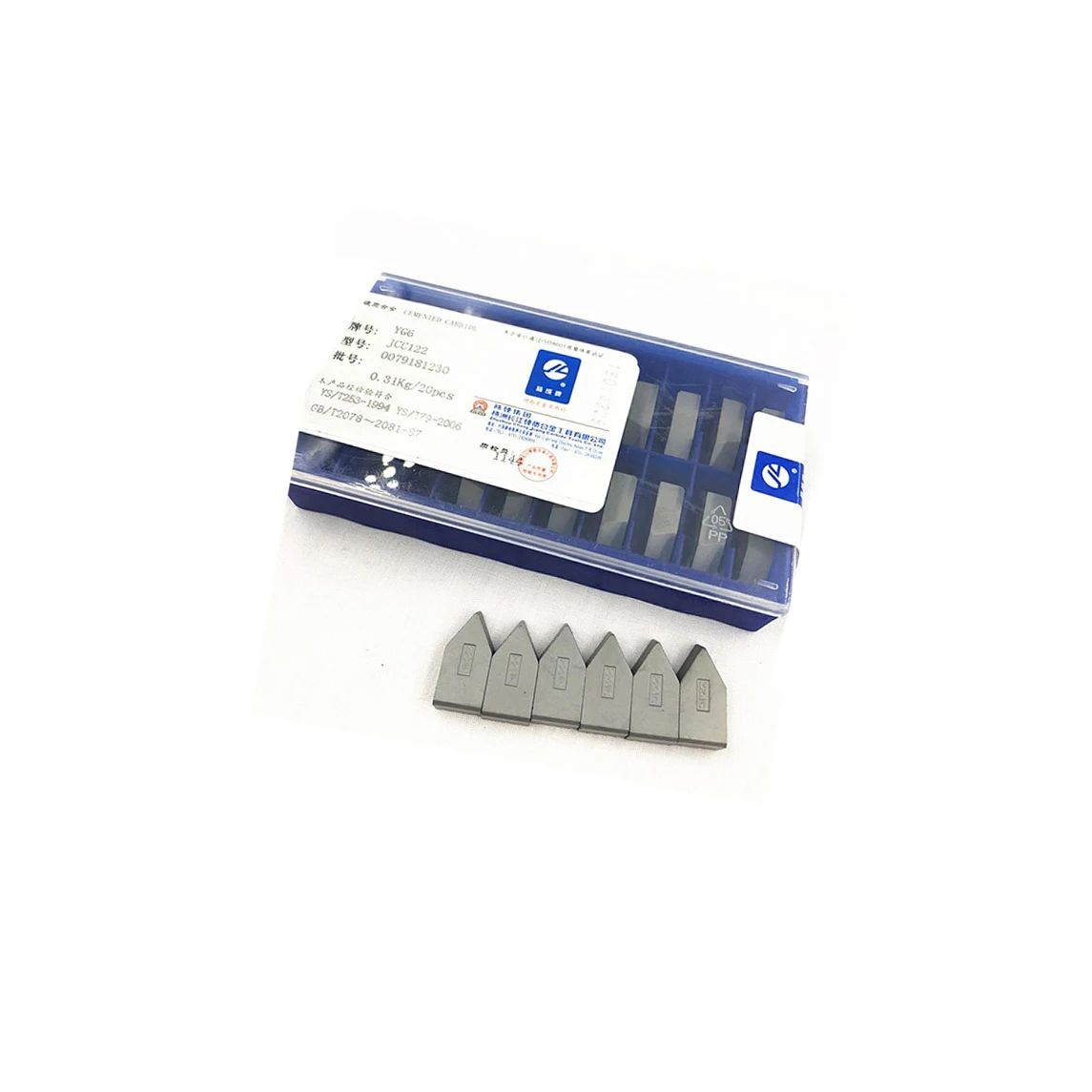 YG6/K10 C125 tungsten carbide brazed tip cemented carbide brazed tip wholesale brazed tip