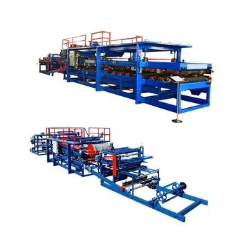Z-lock aluminum sandwich panel manufacture line Sandwich Steel Panel Production Line Making Machine
