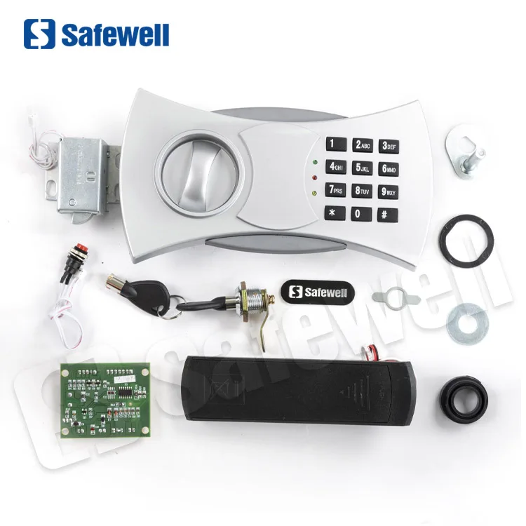 Safewell E1900E Hot Sell Alarm Touch Screen Electronic Safe Door Lock With Led Display