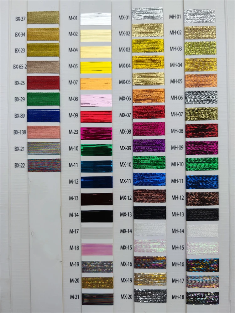 100g New arrival Rainbow Sparkle Metallic Yarn Metallic Thread M type