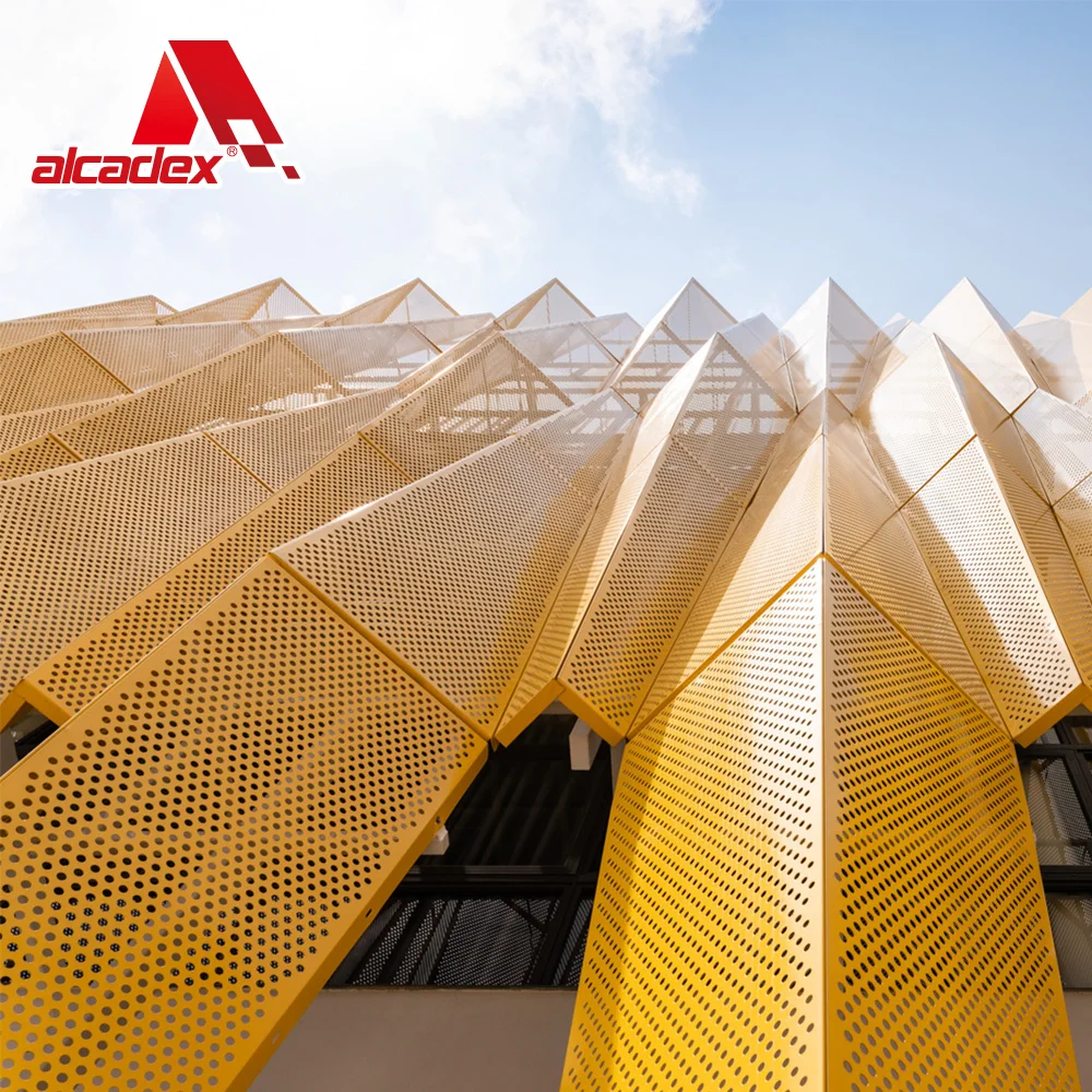 Exterior Facade Panel Aluminium Powder Coated Cladding Panel Interior and External Aluminum Decorative 3d Wall Panels