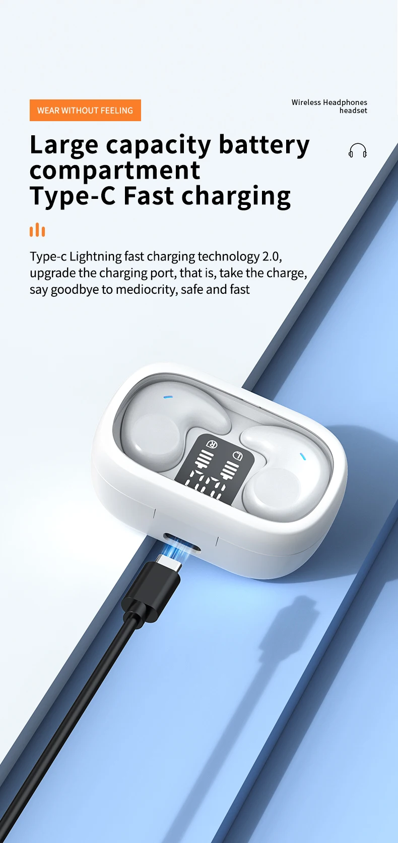 SM01 Sleep Invisible Earbuds Mini Headphones Hidden Noise Cancelling TWS Wireless Headsets Sports Stereo Bluetooth 5.3 Earphone