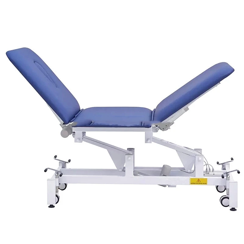 Manufacturer Medical  Electric Examination Bed Foldable Metal Steel Frame Hospital Examination Couch
