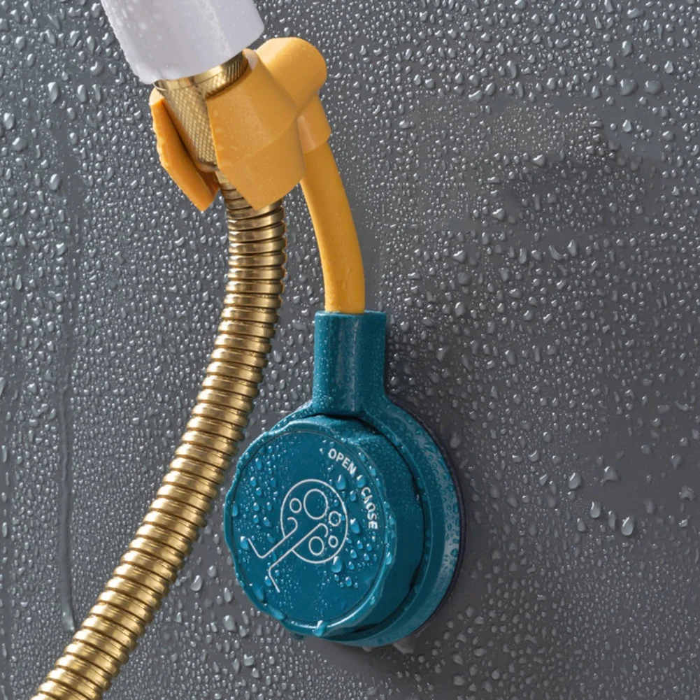 360 Shower Head Holder Adjustable Suction Cup Showerhead Wall Mount Bathroom Bracket Nozzle Base Stand