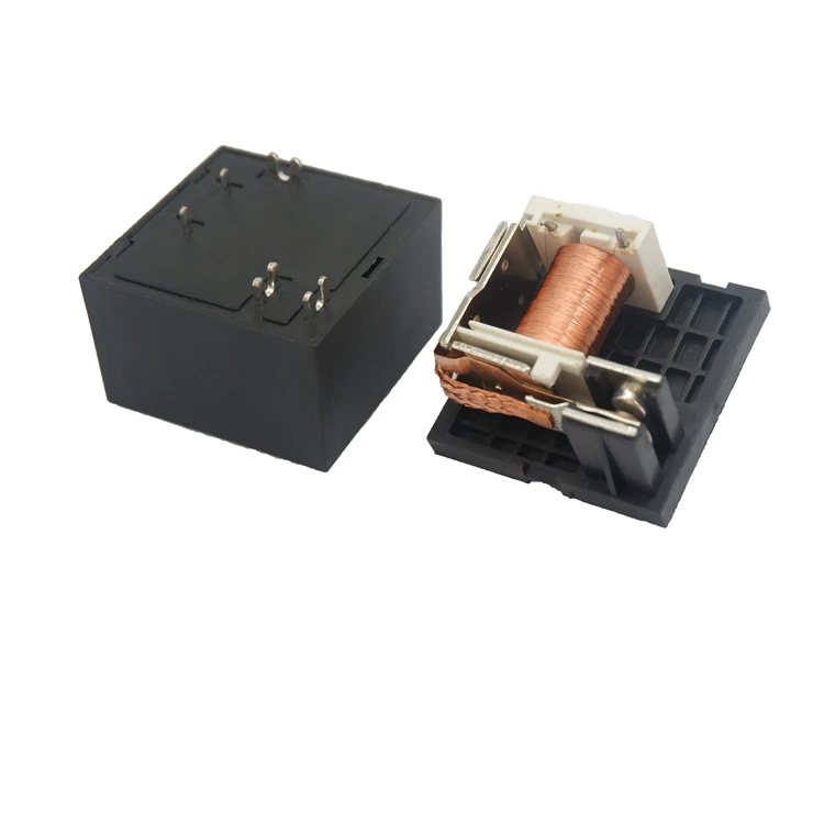 Best quality T90 24V DC 50A 5Pin PCB Relay Square Shape 250V AC Control Processor Automotive Relay for PCB