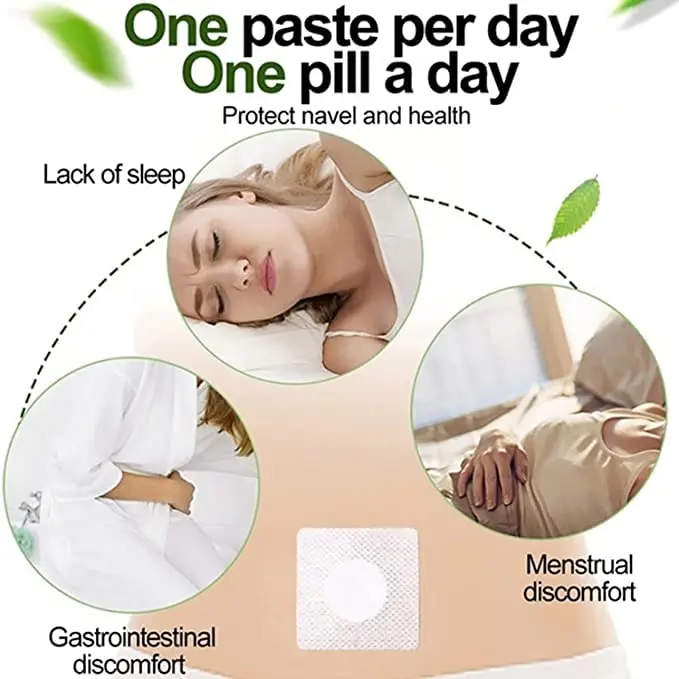 Traditional Chinese medicine health moxa umbilical cord patch slimming patch slimming tummy patch