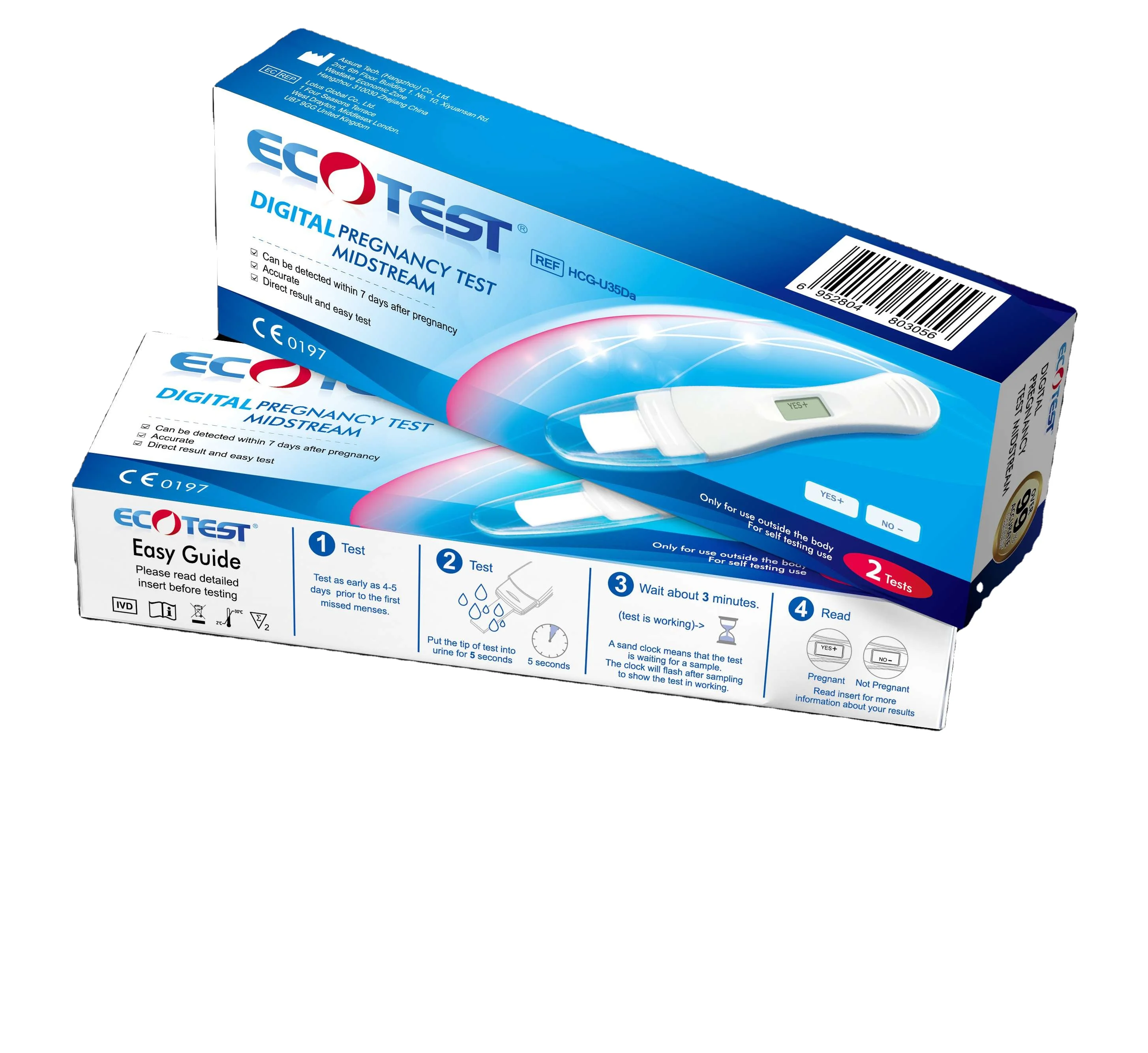 rapid pregnancy test week indicator hcg digital hcg test