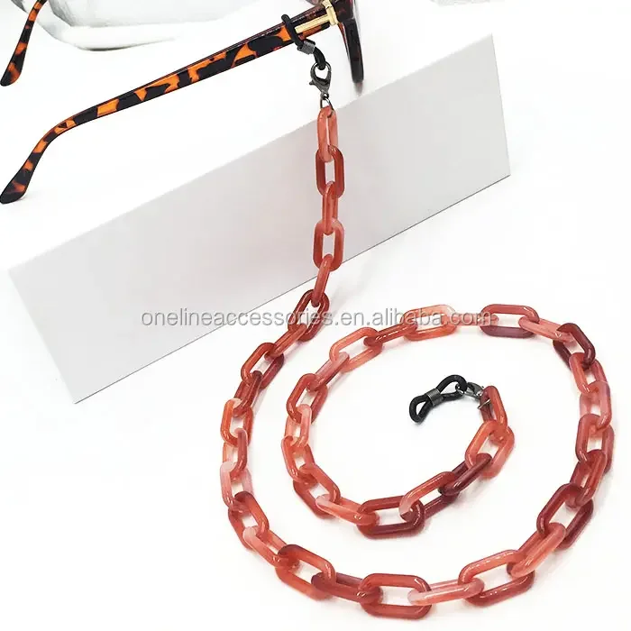 Plastic Eyeglass Cord Glasses Strap Acrylic Sunglasses Rope Chain Acrylic Eye Glass Chains
