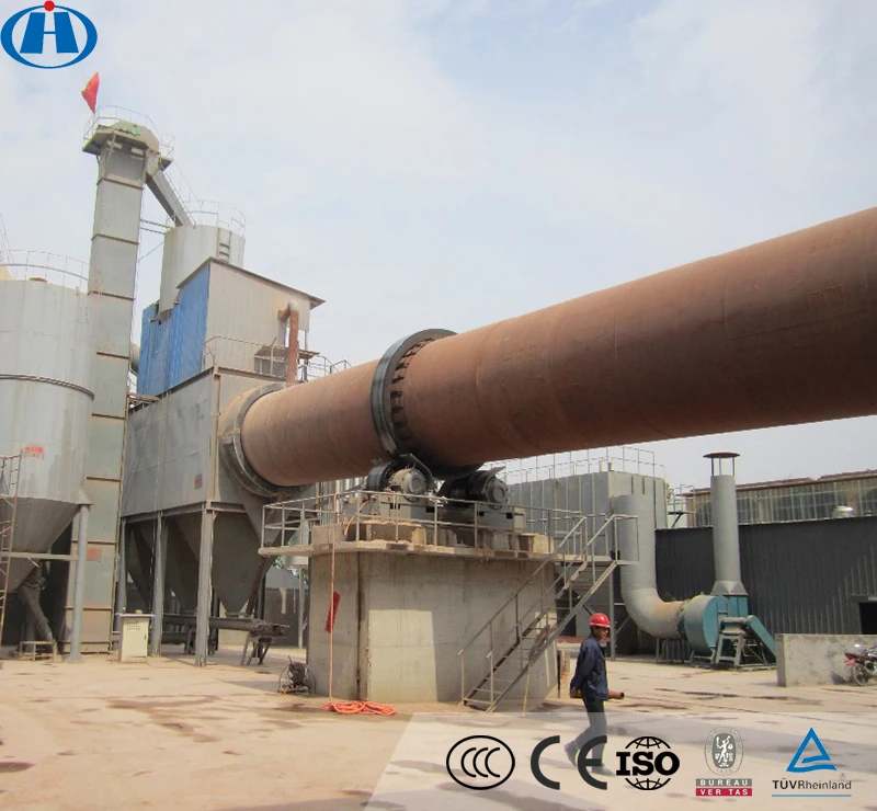 1 Ton Calcium Carbonate Rotary Kiln Mining Industry Rotary Drum Charcoal Kiln
