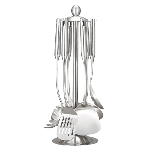 FREE SAMPLE Kitchen Utensils 304 Stainless Steel Slotted Steak Turner potato masher Saucer Spoon Fork Ladle Skimmer Spaghti