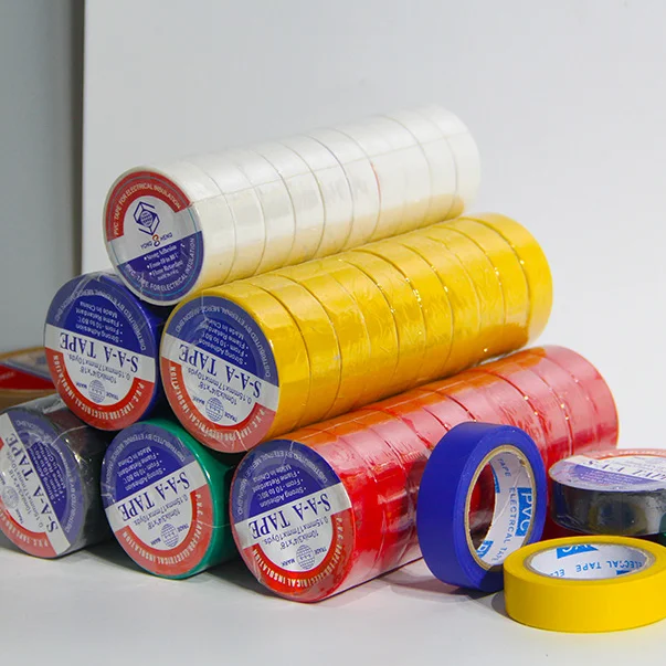 PVC Electrical Tape Vinyl Black Professional Flame Retardant Waterproof Electrical Insulation Tape For all Weather