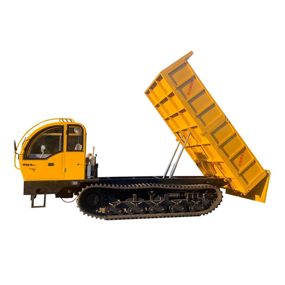 Factory directly sale Chinese 10ton new rubber track mini dumper farm garden mini crawler dump/tracked dumper for hottest sale