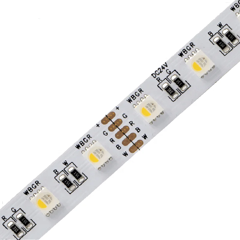 DC24V WIFI Bluetooth Tuya APP Control RGBW LED Strip Light Outdoor Waterproof Led Light Strip