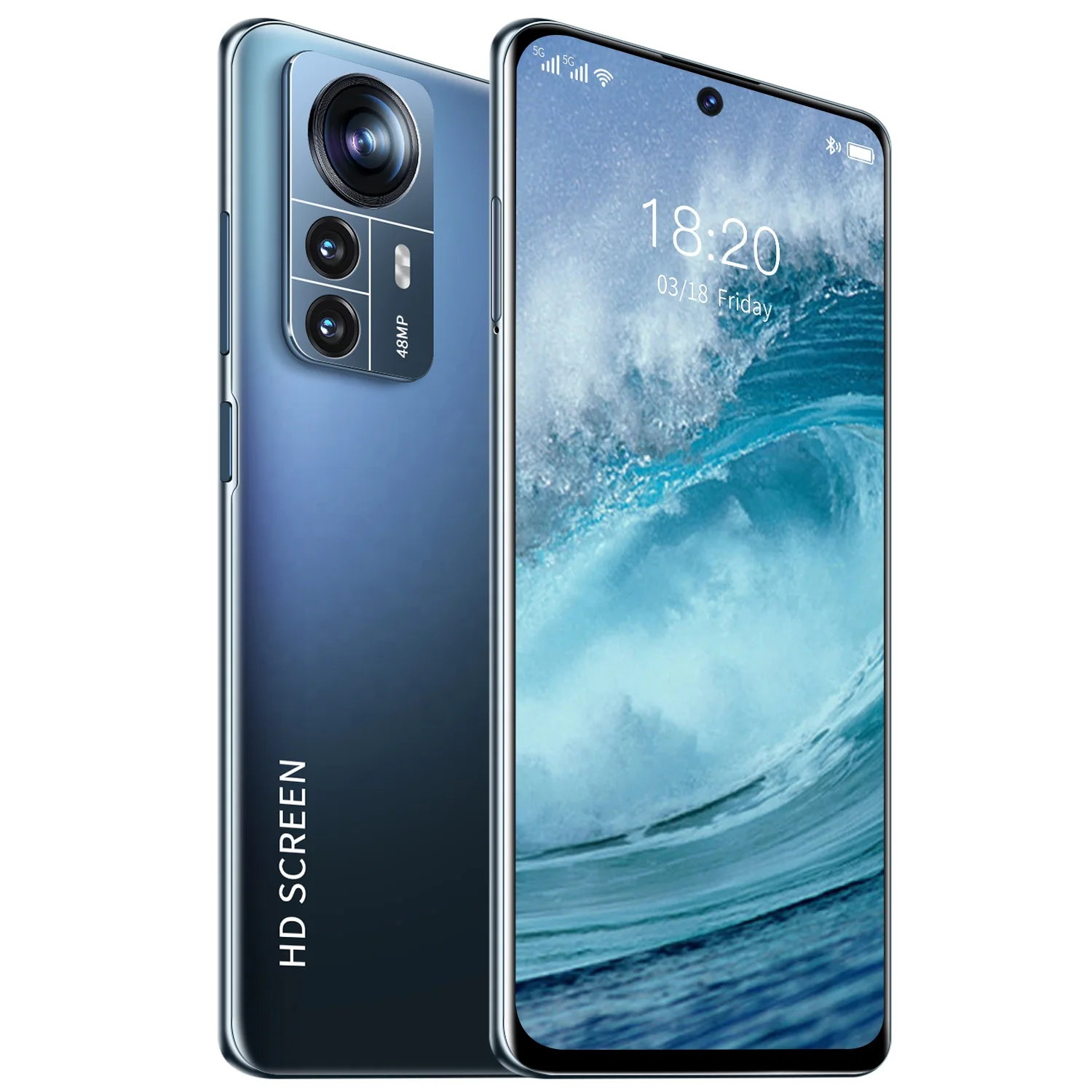 Global Factory Wholesale 5G Smartphone 13 Pro 7.8 inch Full Screen 512GB ROM Android 11 Mobile  Phone