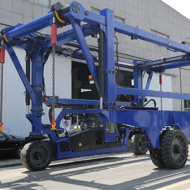 Customized Heavy duty equipment carrier 50t 120 ton moving crane rubber tyre gantry cranes straddle carrier