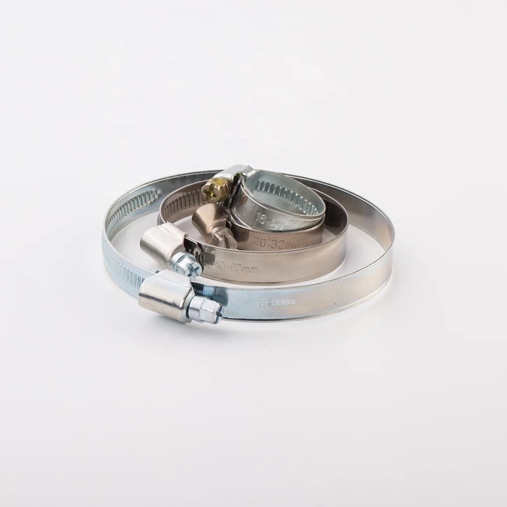 W4 Germany Style Hose Clamp Stainless Steel Pipe Clamp