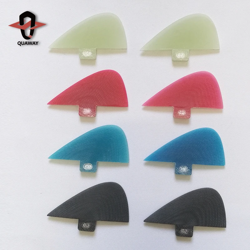 FS Twin Fins Fiberglass 2pcs/set Surf Side Fin