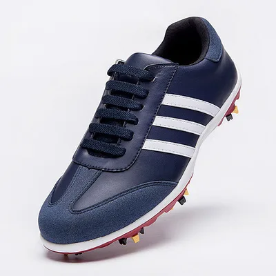 YS04C Wholesale Golf Shoes Waterproof Comfortable Non-slip Activity Nail Sports Leisure Leather Golf Shoes Men