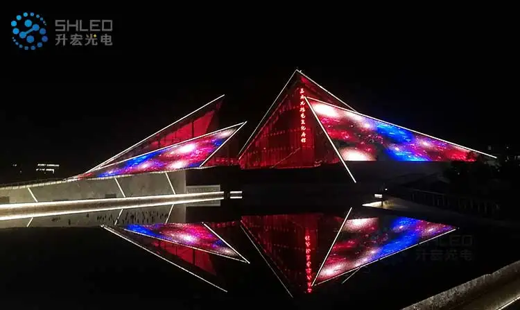 CE RoHS складная светодиодная Пиксельная матрица RGB светодиодный сетчатый экран точка для светодиодной сетки
