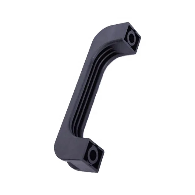 Strong Nylon 160mm Square Door Handle Industrial Black Plastic Hinge for Outdoor and Kitchen Use