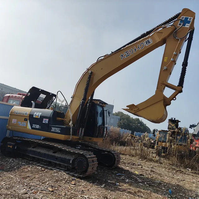 Excavating machine USED Caterpillar 323D2L Crawler Hydraulic Excavator good condition high quality hot sale