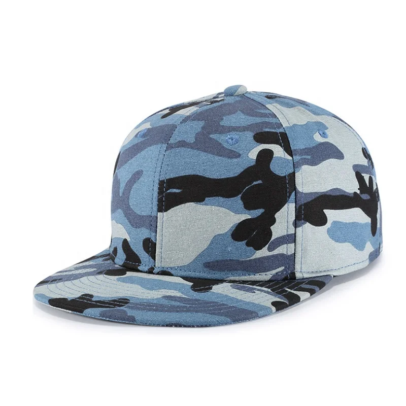 Cheap 6 panel camo gorra snapback cap logo hip hop cap