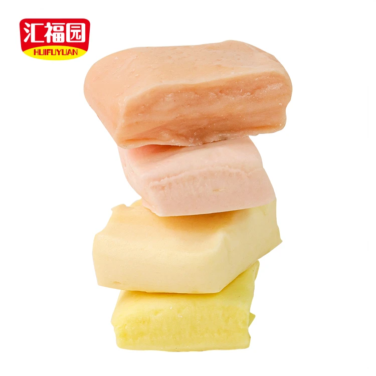 
Wholesale chewy fruit flavor caramel toffee candy 