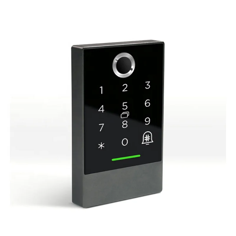 Office waterproof Wifi TTlock App Smart RFID Reader Biometric Fingerprint Door Access Control NFC Card Reader System