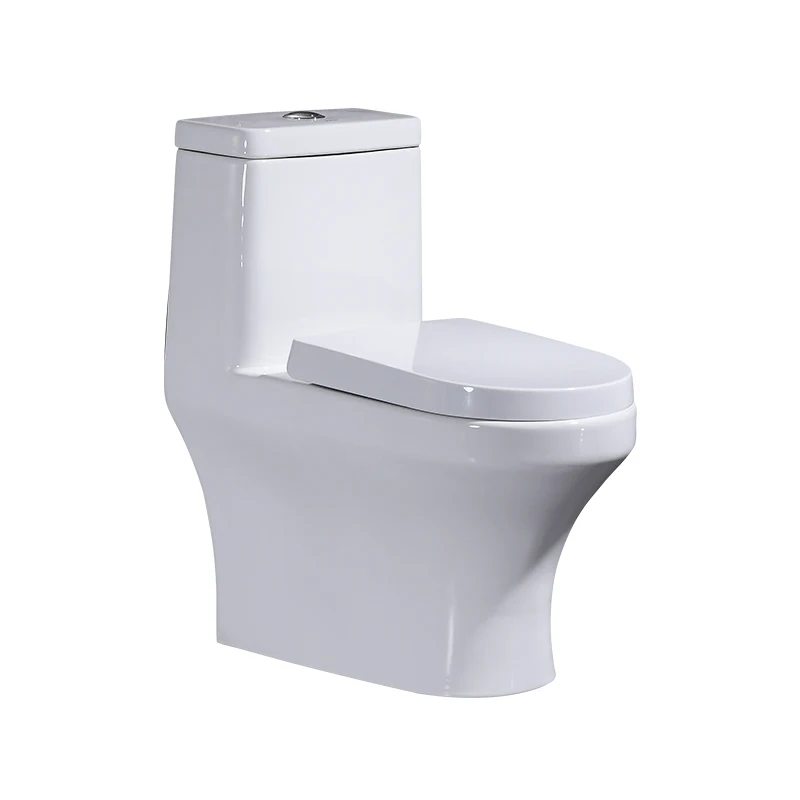 One Piece Siphonic Excess Eddy Ceramic Toilet S-trap Chaozhou Sanitario Retrete Water Closet