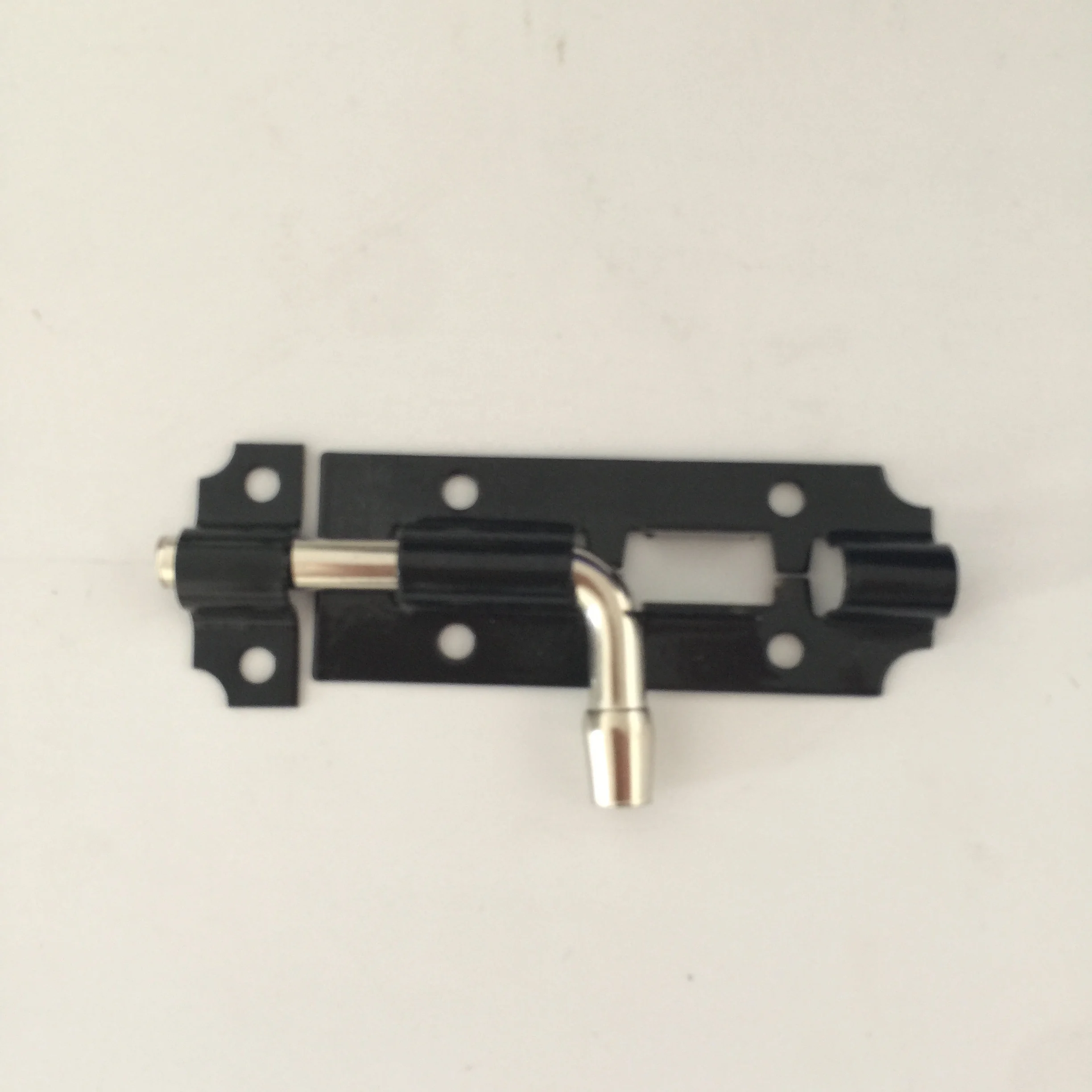Black door latch slide bolt door foot bolt vertocal door bolt