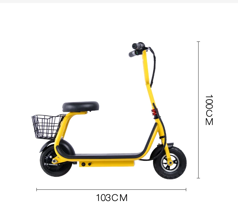 2024 Powerful  electric scooter motorized Bicycle for  Kids with seat with Basket