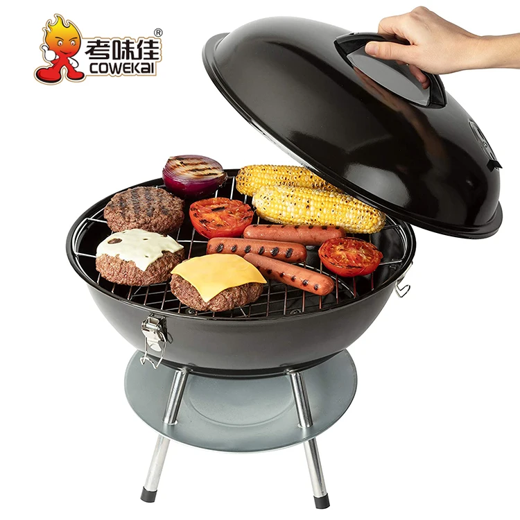 Открытый Портативный Кемпинг домашний садовый печь из нержавеющей стали древесный уголь барбекю в форме яблока стол гриль