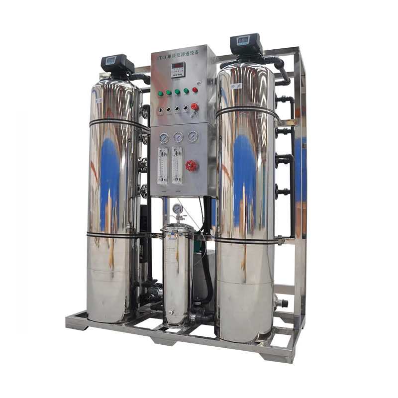 1000LPH Purification System Filters Reverse Osmosis Water Ro Plant Drinking Water Treatment Machinery