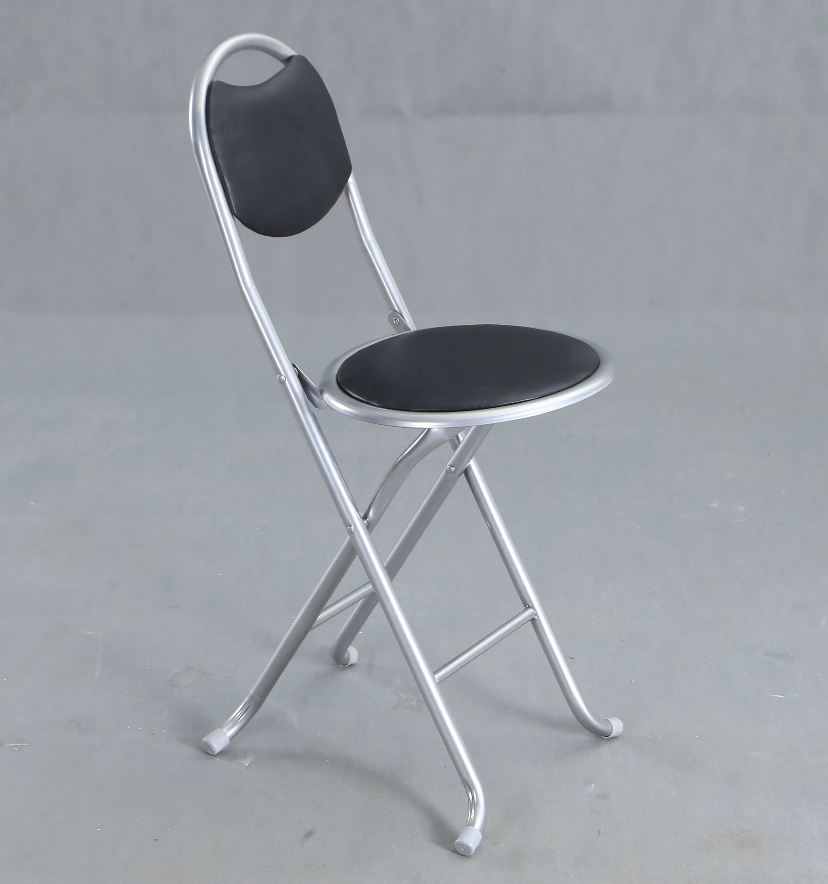 Waiting Room bar stool Padded Folding Steel Frame Soft Seat Portable High chair for Muslim prayers